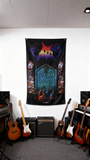 Dark Angel Darkness Descends 3x5ft Flag Heavy-Duty Polyester Thrash Metal Banner for Fan Cave & Rehearsal Space