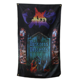 Dark Angel Darkness Descends 3x5ft Flag Heavy-Duty Polyester Thrash Metal Banner for Fan Cave & Rehearsal Space
