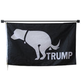 Dog trump flag Polyester Digital Printing 3x5ft Outdoor Banner with Brass Grommets