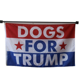 Dogs For Trump flag Polyester Digital Printing 3x5ft Outdoor Banner with Brass Grommets