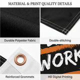 Dream Big Work Hard 3x5 Ft Motivational Flag, Inspirational Banner for Home Gym Office Wall Outdoor Decor