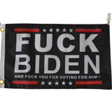 Fuck Biden flag Polyester Digital Printing 3x5ft Outdoor Banner with Brass Grommets