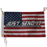 Just Send It American  flag Polyester Digital Printing 3x5ft Outdoor Banner with Brass Grommets