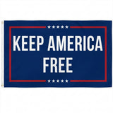 3x5 FT Keep America Free Flag Patriotic Banner Outdoor Wall Hanging Decoration Double Sided Printed American Style Flag