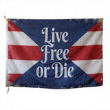 3x5 FT Live Free Or Die Flag Patriotic Banner Outdoor Wall Hanging Decoration Double Sided Printed American Style Flag