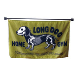 Long-Dog-Home-Gym-yellow flag Polyester Digital Printing 3x5ft Outdoor Banner with Brass Grommets