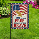12x18 Inch Patriotic Memorial Day Garden Flags Banner, 3-Layer Knitted Polyester Double Sided Decor for Patio & Yard