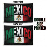 Mexico Flag 3x5 FT Bold Eagle Coat of Arms Green White Red Black Banner Wall Decor Indoor Outdoor Patriotic Hanging Polyester Sign