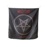 Motley Crue Shout at the decil flag 100% Polyester Digital Printing  Outdoor Banner