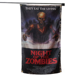 Night Of The Zombies flag Polyester Digital Printing 3x5ft Outdoor Banner with Brass Grommets