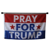 Pray For Trump  flag Polyester Digital Printing 3x5ft Outdoor Banner with Brass Grommets