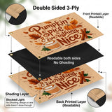 3x5FT Pumpkin Spice Everything Nice Fall Flag Autumn Thanksgiving Home Kitchen Wall Decor Indoor Outdoor Hanging Banner