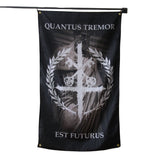 Quantus Tremor Est Futurus flag Polyester Digital Printing 3x5ft Outdoor Banner with Brass Grommets