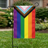 LGBT Pride Love Garden Flag 12x18 Inch Rainbow Heart USA Star Stripe Black Banner Yard Lawn Outdoor Seasonal Hanging Polyester Decor