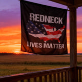 Redneck Lives Matter Flag 3x5ft Duty Polyester Fade Resistant with Brass Grommets for Garage Man Cave Decor | Custom Flag Available