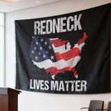 Redneck Lives Matter Flag 3x5ft Duty Polyester Fade Resistant with Brass Grommets for Garage Man Cave Decor | Custom Flag Available