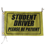 Student Driver Please Be Patient flag Polyester Digital Printing 3x5ft Outdoor Banner with Brass Grommets