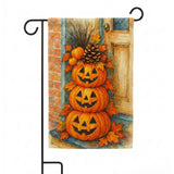 Thanksgiving Garden Flag 12x18 Inch Cornucopia Pumpkin Harvest Autumn Fall Yard Lawn Outdoor Seasonal Holiday Decoration Polyester