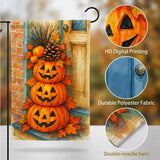 Thanksgiving Garden Flag 12x18 Inch Cornucopia Pumpkin Harvest Autumn Fall Yard Lawn Outdoor Seasonal Holiday Decoration Polyester