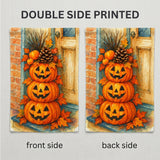 Thanksgiving Garden Flag 12x18 Inch Cornucopia Pumpkin Harvest Autumn Fall Yard Lawn Outdoor Seasonal Holiday Decoration Polyester