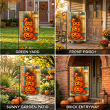 Thanksgiving Garden Flag 12x18 Inch Cornucopia Pumpkin Harvest Autumn Fall Yard Lawn Outdoor Seasonal Holiday Decoration Polyester