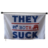 They Both Suck flag Polyester Digital Printing 3x5ft Outdoor Banner with Brass Grommets