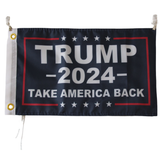 Trump 2024 flag Polyester Digital Printing 3x5ft Outdoor Banner with Brass Grommets