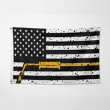 First Responder USA Flag 3x5 FT Police Firefighter Military Nurse EMS Dispatch Patriotic Banner Wall Decor Indoor Outdoor Hanging Polyester