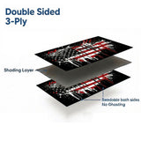 USA American Flag 3x5 FT Grunge Drip Paint Splatter Patriotic Black Red White Banner Wall Decor Indoor Outdoor Hanging Polyester