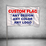 Custom Flag Polyester Digital Printing  Outdoor Banner with Brass Grommets