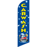 Sinonarui Carwash Advertising Custom Feather Razor Flags Blade Angled Flag for Display