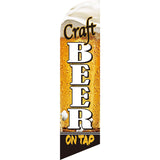 Sinonarui Beer Bar Advertising Custom Feather Razor Flags Blade Angled Flag for Display