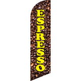 Sinonarui Coffee Advertising Custom Feather Razor Flags Blade Angled Flag for Display