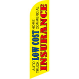 Sinonarui Insurance Advertising Custom Feather Razor Flags Blade Angled Flag for Display