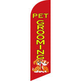 Sinonarui Pet Advertising Custom Feather Razor Flags Blade Angled Flag for Display