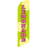 Sinonarui Lemonade Juice Advertising Custom Feather Razor Flags Blade Angled Flag for Display