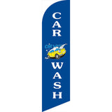 Sinonarui Carwash Advertising Custom Feather Razor Flags Blade Angled Flag for Display