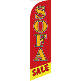 Sinonarui Sofa Sale Advertising Custom Feather Razor Flags Blade Angled Flag for Display