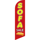 Sinonarui Sofa Sale Advertising Custom Feather Razor Flags Blade Angled Flag for Display