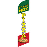 Sinonarui Pizza Advertising Custom Feather Razor Flags Blade Angled Flag for Display