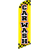 Sinonarui Carwash Advertising Custom Feather Razor Flags Blade Angled Flag for Display