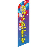 Sinonarui Party Birthday Advertising Custom Feather Razor Flags Blade Angled Flag for Display