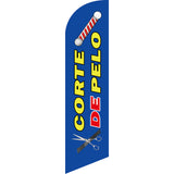 Sinonarui Salon Advertising Custom Feather Razor Flags Blade Angled Flag for Display