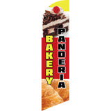 Sinonarui Bakery Cakes Advertising Custom Feather Razor Flags Blade Angled Flag for Display