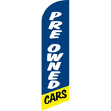 Sinonarui Used Cars Raspados Advertising Custom Feather Razor Flags Blade Angled Flag for Display