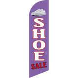 Sinonarui Shoes Advertising Custom Feather Razor Flags Blade Angled Flag for Display