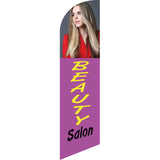 Sinonarui Salon Advertising Custom Feather Razor Flags Blade Angled Flag for Display