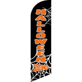 Sinonarui Halloween Advertising Custom Feather Razor Flags Blade Angled Flag for Display