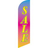 Sinonarui Sale Advertising Custom Feather Razor Flags Blade Angled Flag for Display