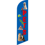 Sinonarui Pet Advertising Custom Feather Razor Flags Blade Angled Flag for Display